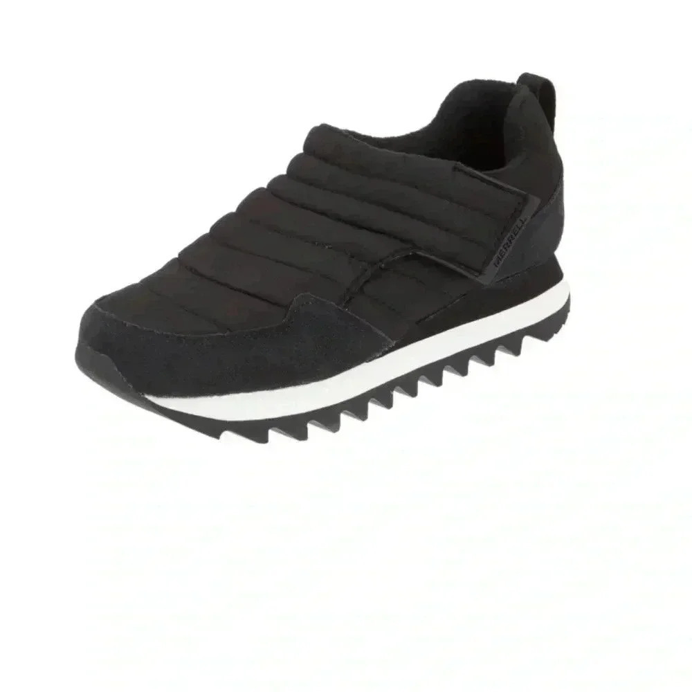 MERRELL WOMENS ALPINE MOC STRAP POLAR WINTER SHOES SNEAKERS BLACK SIZE 10.5
